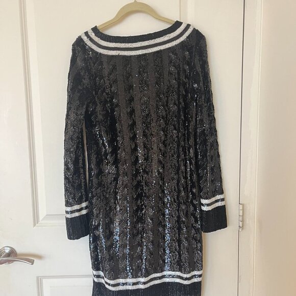 Polo Ralph Lauren Sequined Cricket Sweater Dress sz 4 - Picture 7 of 9
